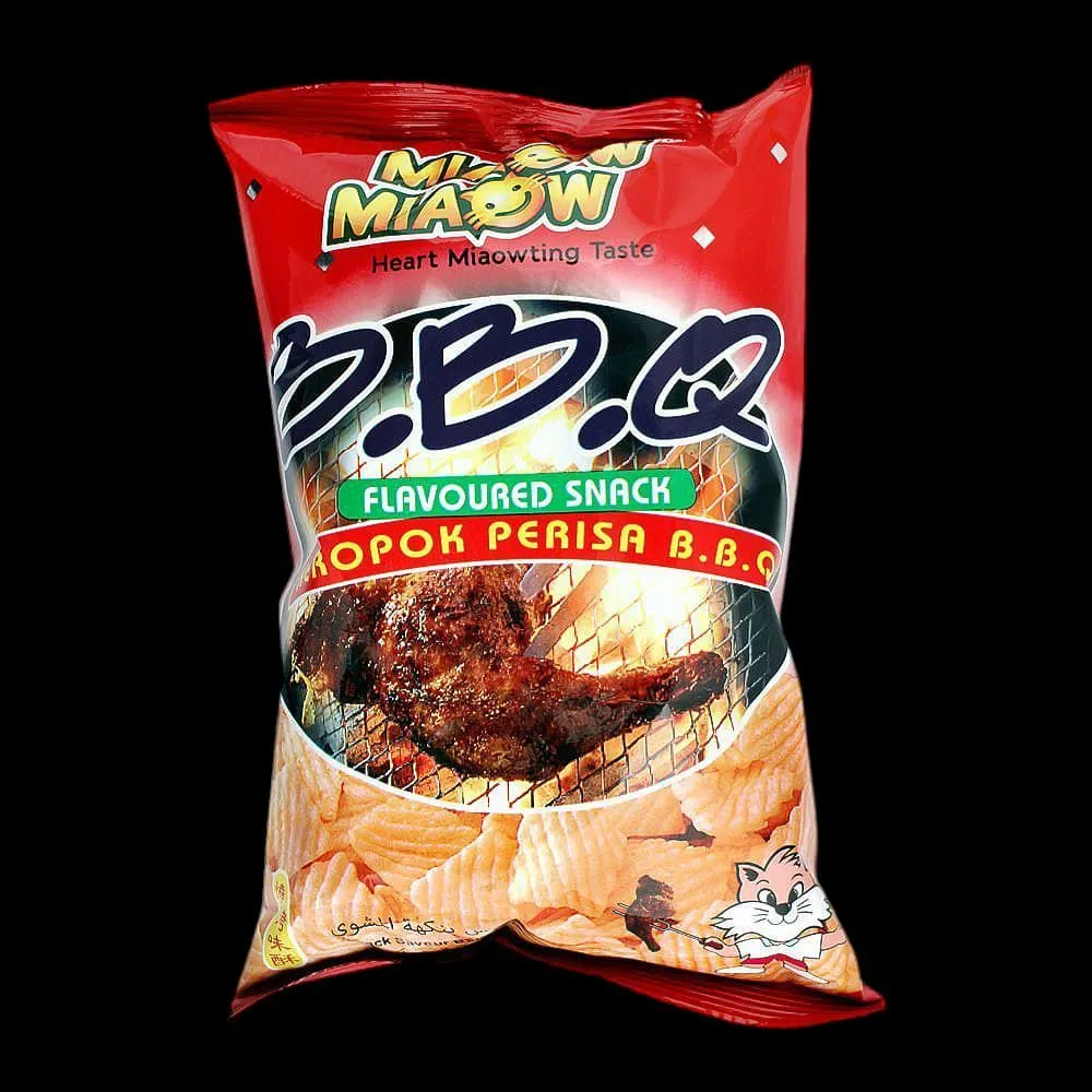 Miaow Bbq Snacks 60G