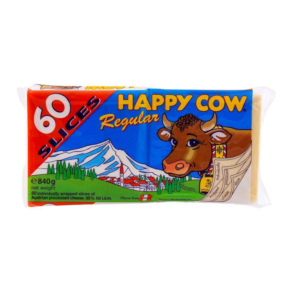 Happy Cow Regular Slice 60Pc 840Gm