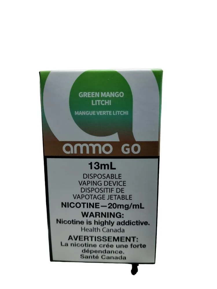 AMMO GO 5000 GREEN MANGO LITCHI