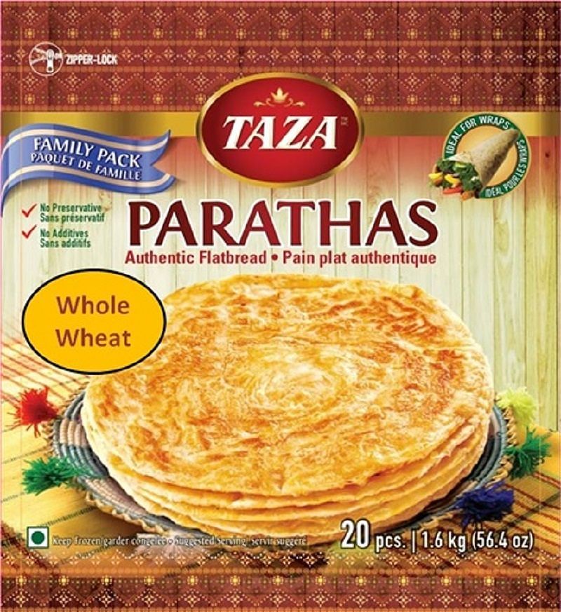 Taza Whole Wheat Jumbo Paratha 20Pcs