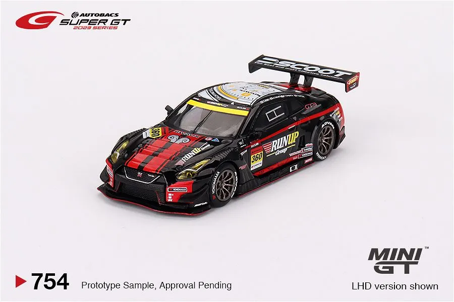 MINIGT | NISSAN GT-R R35 | NISMO GT3 | #360 RUNUP RIVAUX GT-R | TOMEI SPORTS 2023 SUPER GT SERIES