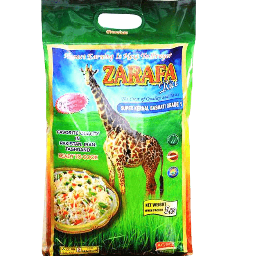 Zarafa Rice Super Kernal Basmati 5 Kg