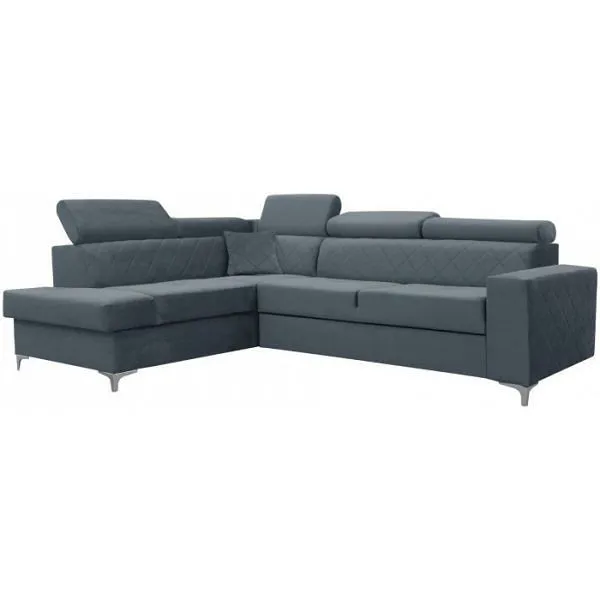 Garza Grey Corner Sofa Bed