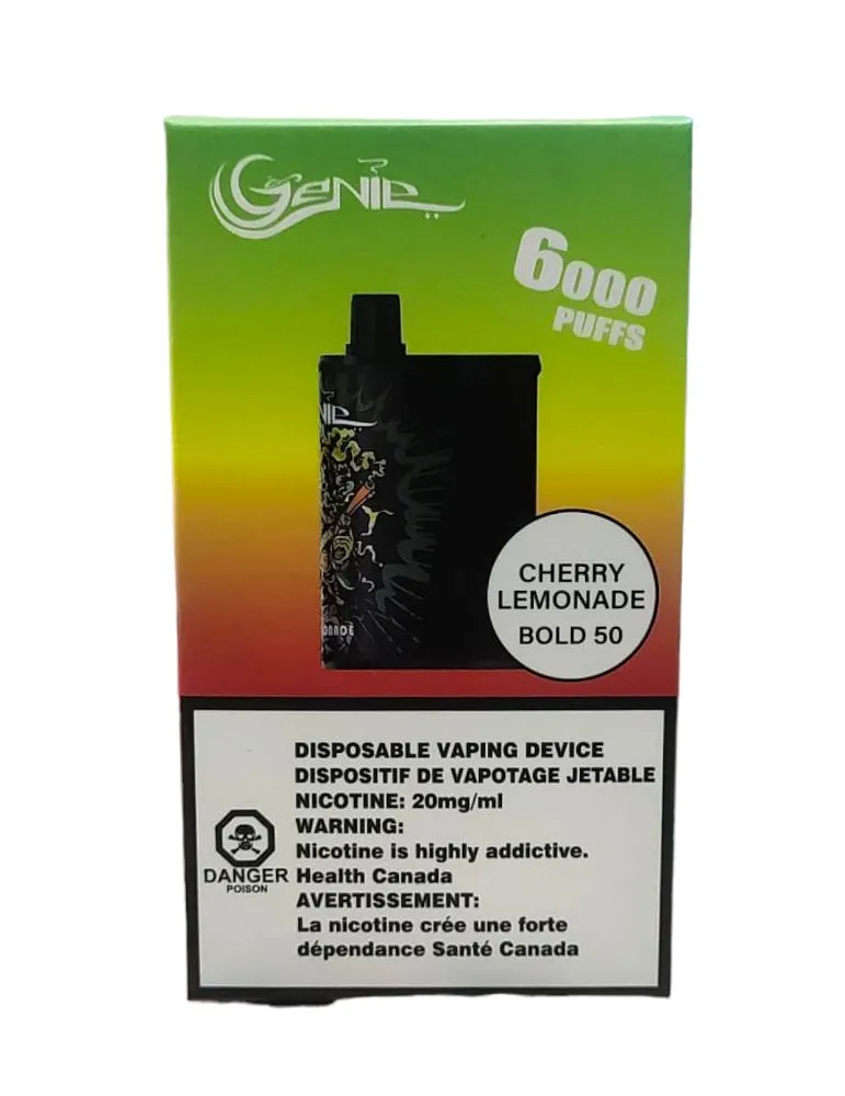 GENIE 6000 BOLD 50 CHERRY LEMONADE