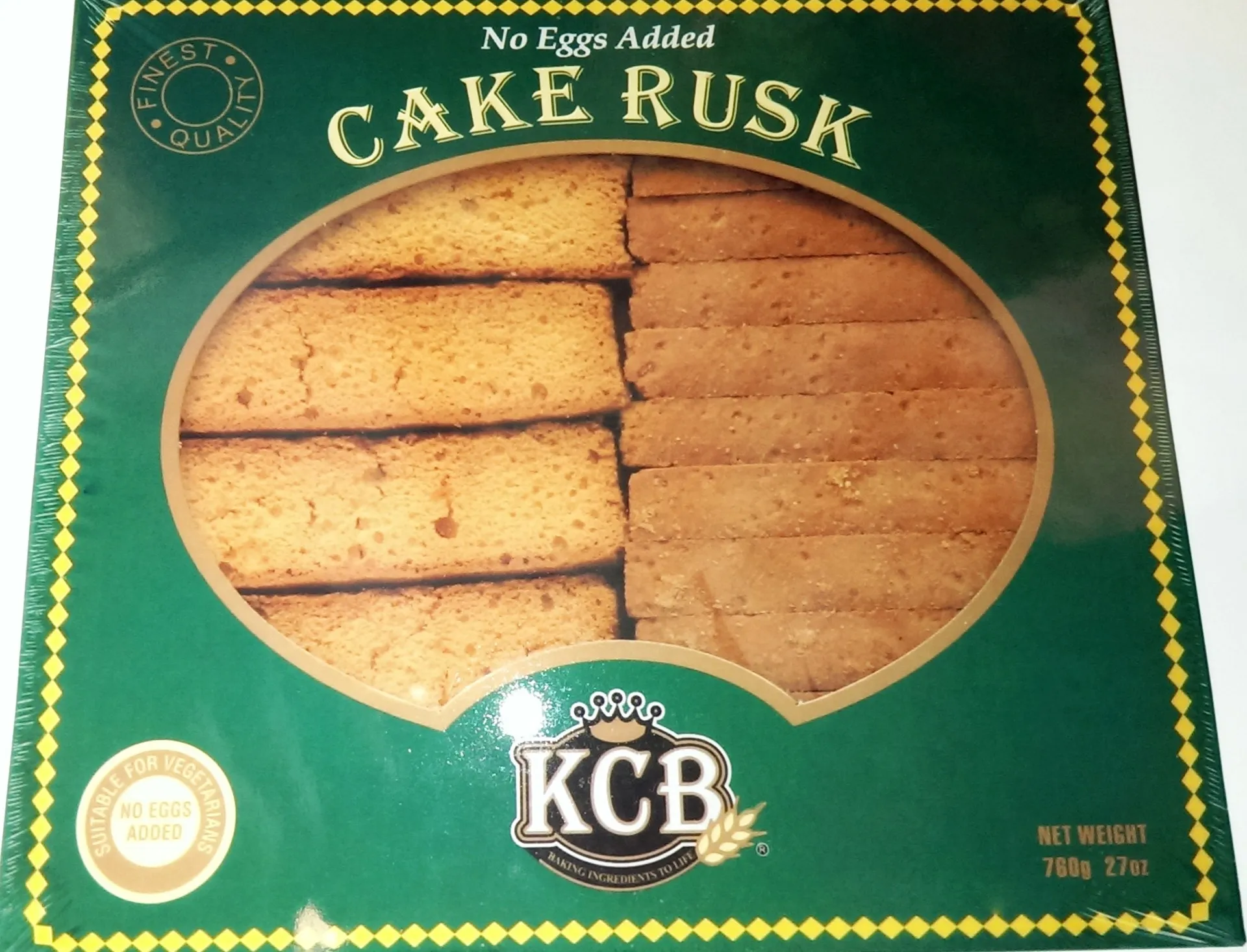 KCB CAKE  RUSK: NO EGG 567GM
