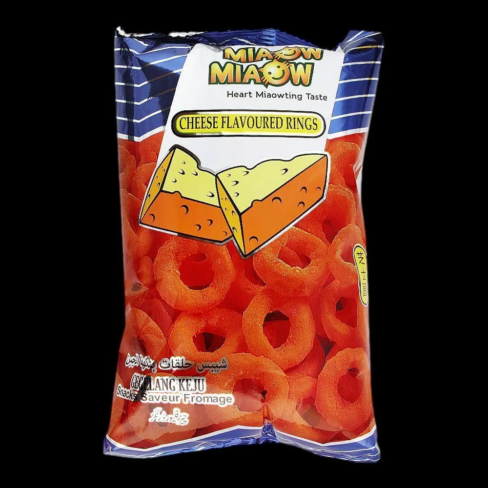 Miaow Cheese Rings 60G