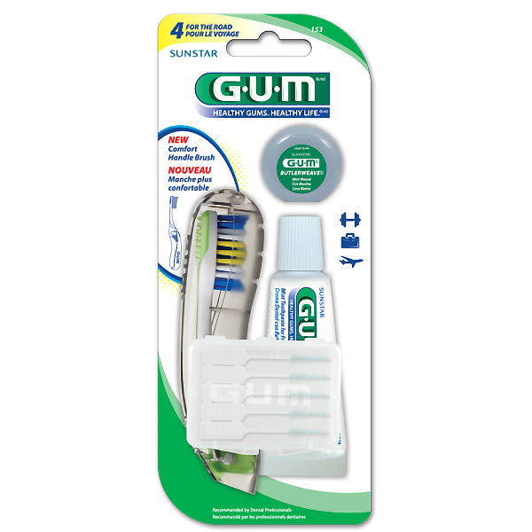 Sunstar GUM 4 For The Road Travel Pack