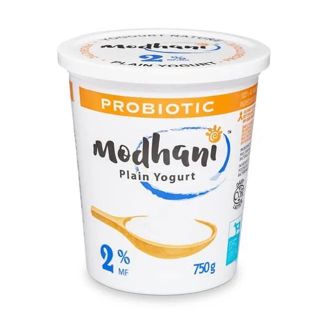 Modhani 2% Plain Yogurt (Probiotic) 750g