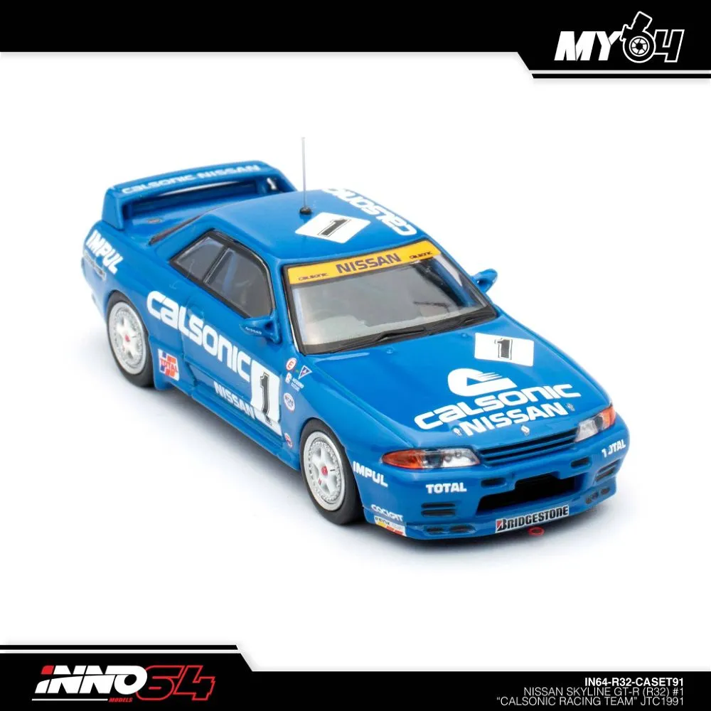 INNO64 | NISSAN SKYLINE GT-R R32 CALSONIC 1991 JTCC