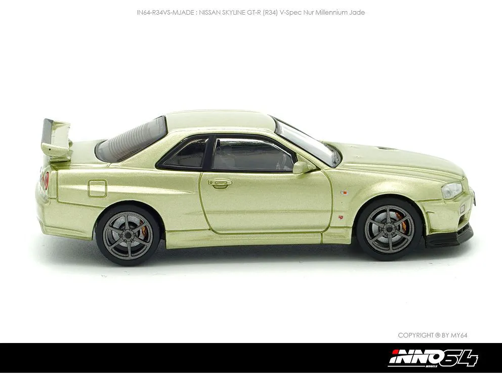 INNO64 | NISSAN SKYLINE GT-R R34 SPEC NUR II | MILLENIUM JADE