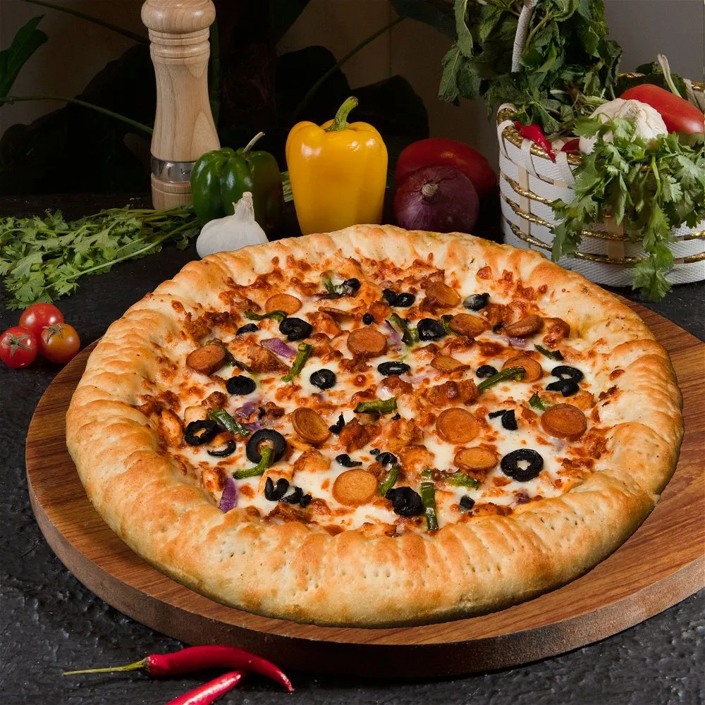 Kabab Crust Pizza