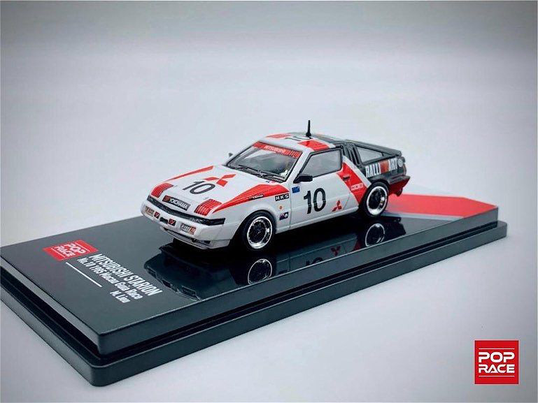 POPRACE | MITSUBISHI STARION MACAU GUIA RACE 1985 #10 | Layvaneeyan Diecast