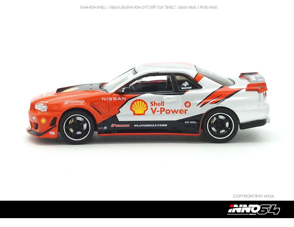 INNO64 | NISSAN SKYLINE GT-R R34 SHELL | HONG KONG TOY SALON 2022