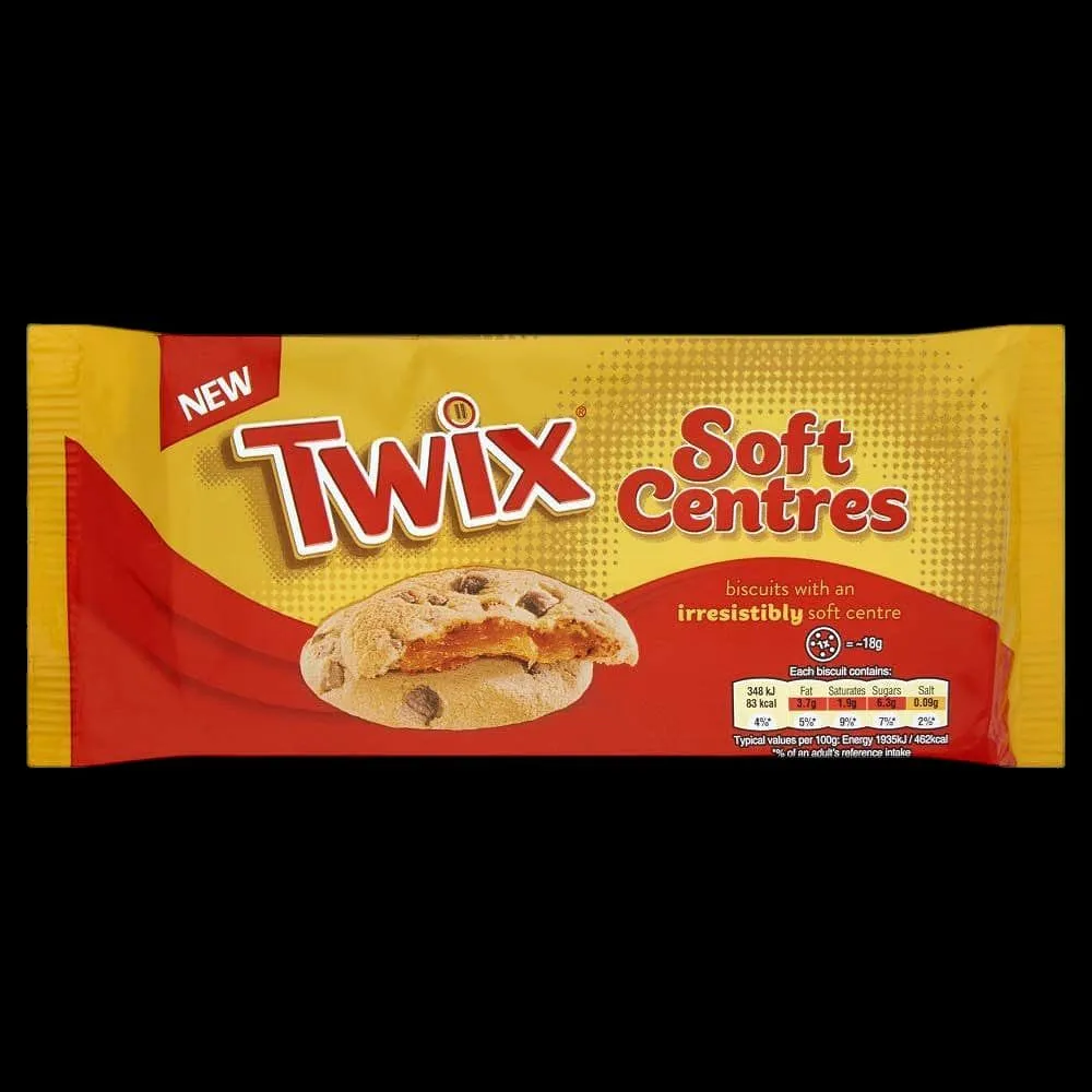 Twix Caramel Centres Biscuits 144GM