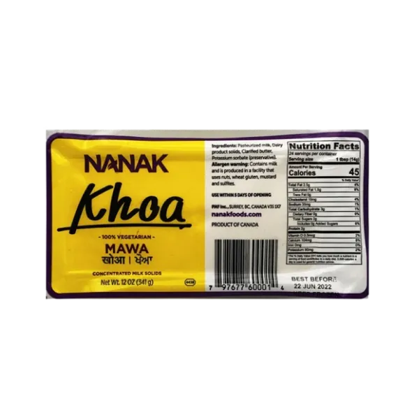 Nanak Frozen Khoya (mawa) 341g