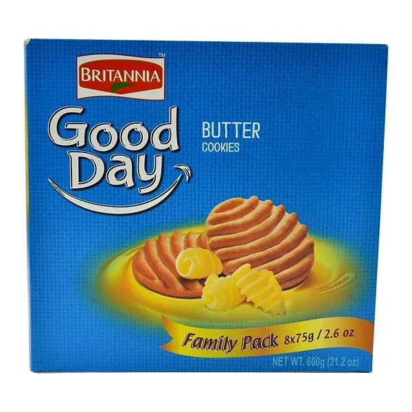 BRITANNIA GOODDAY BUTTER 8*75 GM