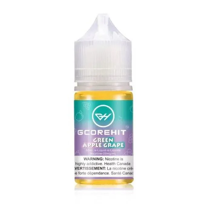 GCORE E-LIQUID GREEN APPLE GRAPE 30ML