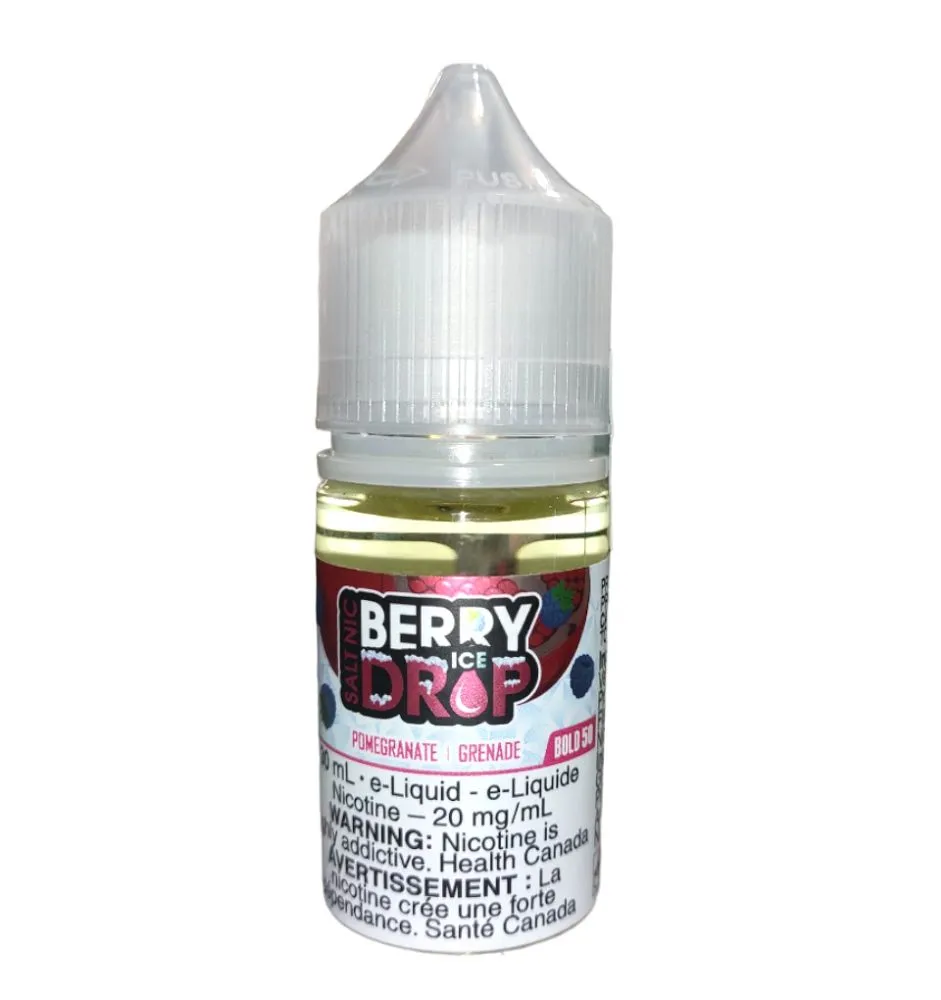 BERRY DROP POMEGRENATE ICE SALT NIC BOLD50 30ML