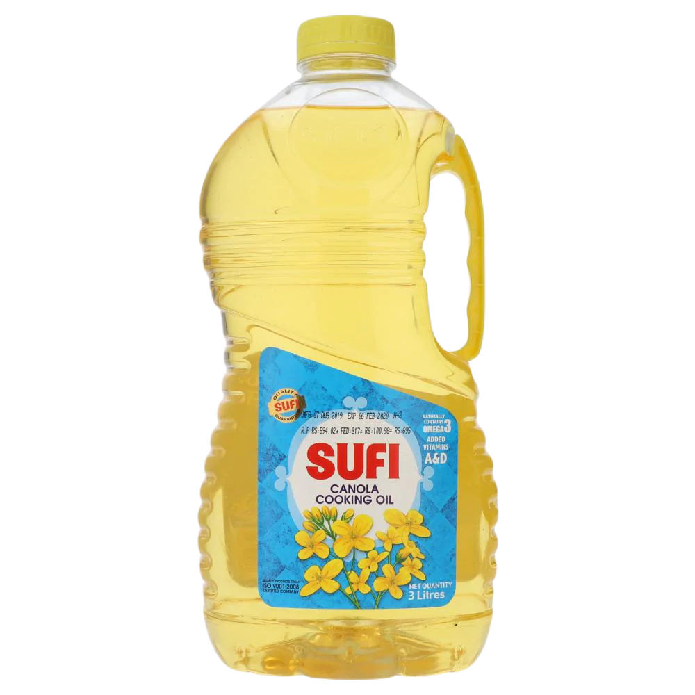 Sufi Oil Canola 3 Liter Bottle