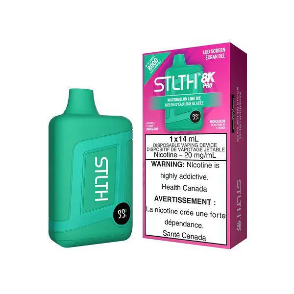 STLTH 8000 WATERMELON LIME ICE