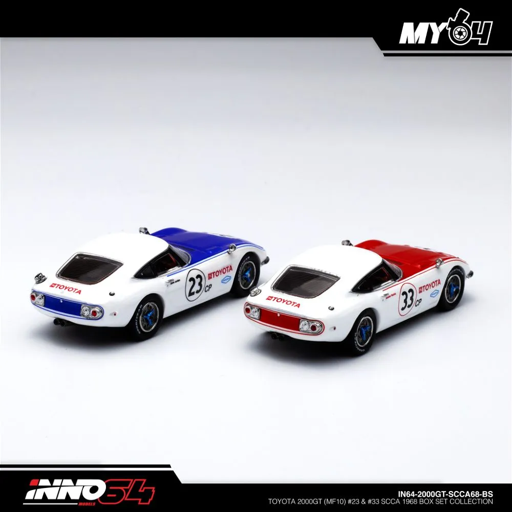 INNO64 | TOYOTA 2000GT | MF-10 #23 & #24 SCCA 1968 BOX SET COLLECTION