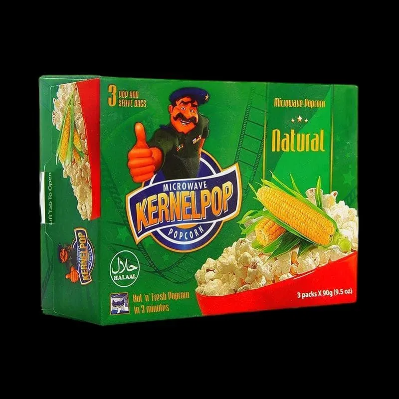 Kernel Popcorn Natural 100Gm