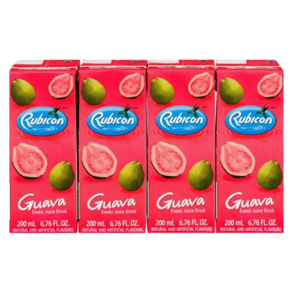 Rubicon Guava Juice 200ml X 4