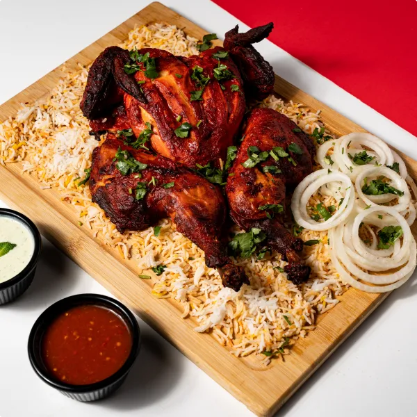 Boneless Tikka with Rice