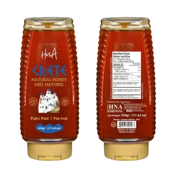 Pure Pine Honey Squeeze Crete (500g x 12)