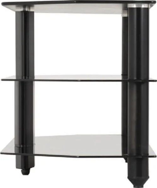 TV Stand Black Glass