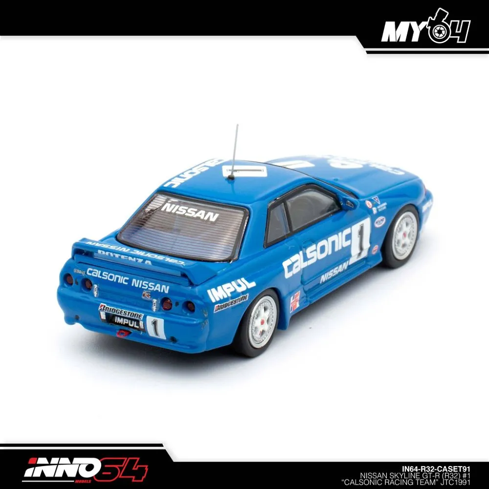 INNO64 | NISSAN SKYLINE GT-R R32 CALSONIC 1991 JTCC