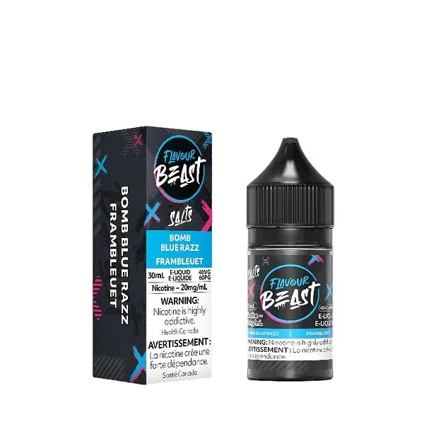 FLAVOUR BEAST E-LIQUID BOMB BLUE RAZZ