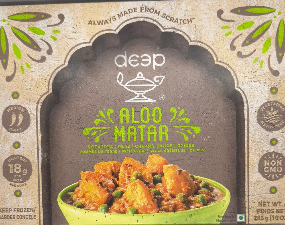 DEEP FRZ ALOO MATAR 283 G