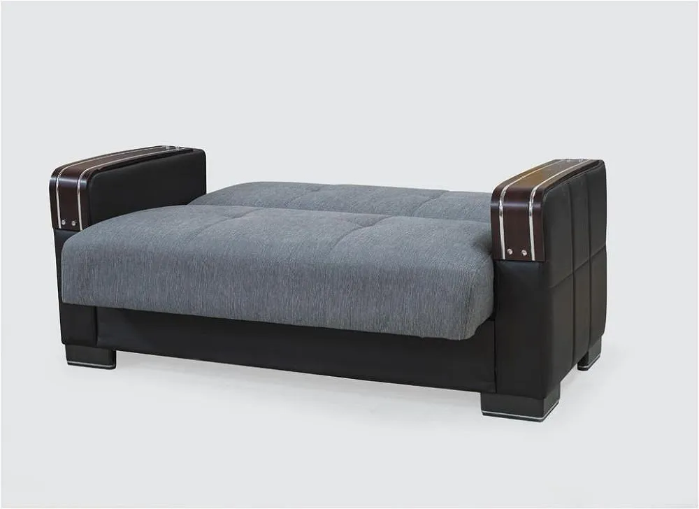 Raqi Grey 2-Seater Sofa Bed