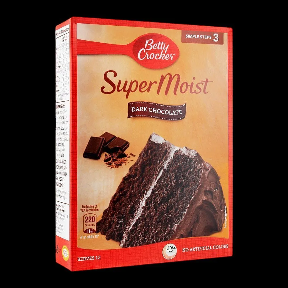 Betty Crocker Super Moist Dark MixChocolate Cake