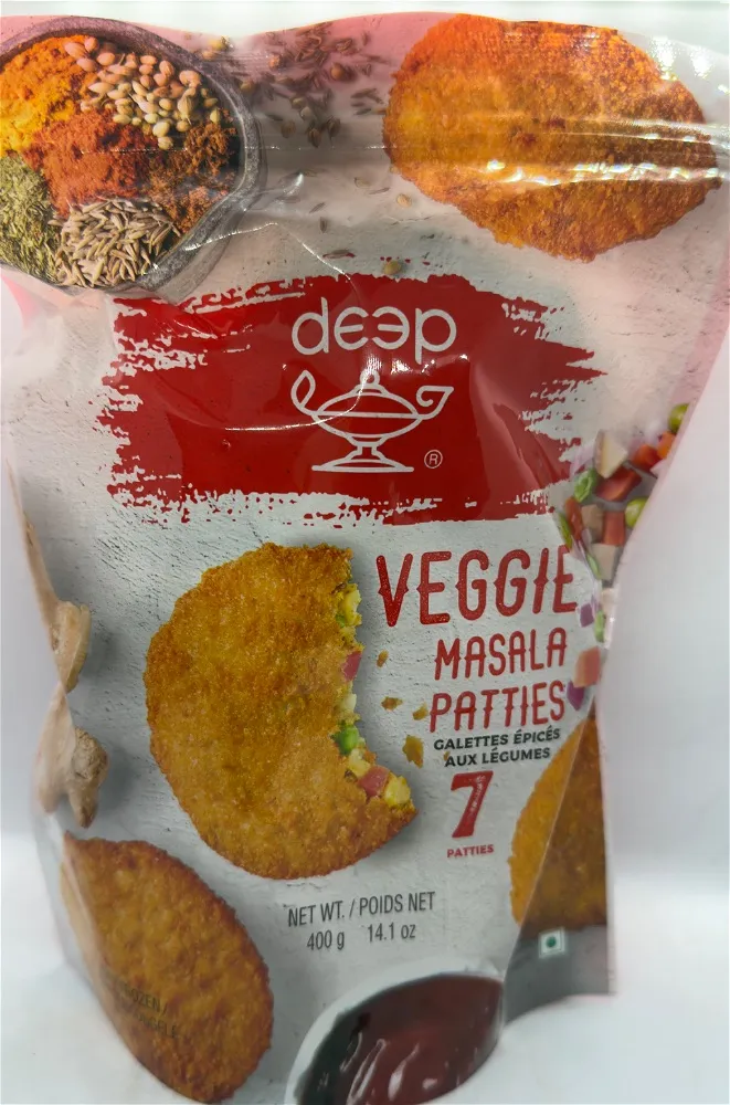 DEEP VEGGIE MASALA PATTIES 400G