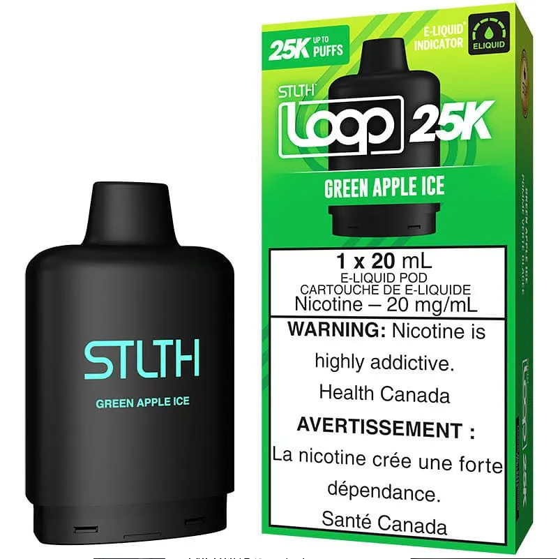 Stlth Loop Pod 25k Green Apple Ice