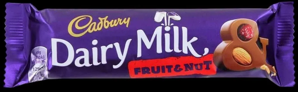 Cadbury Dairy Milk Fruit And Nut Imp 45G