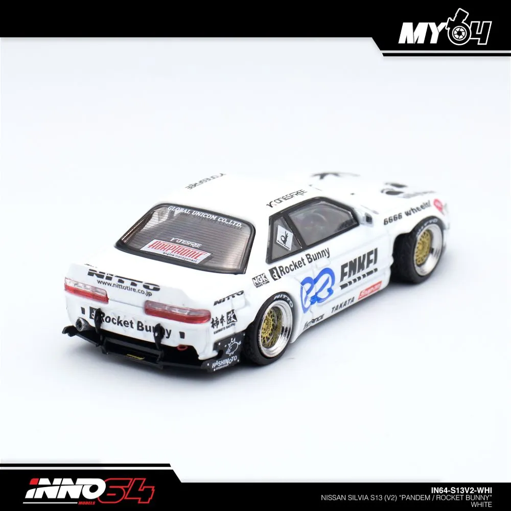 INNO64 | NISSAN SILVIA S13 V2 PANDEM | WHITE