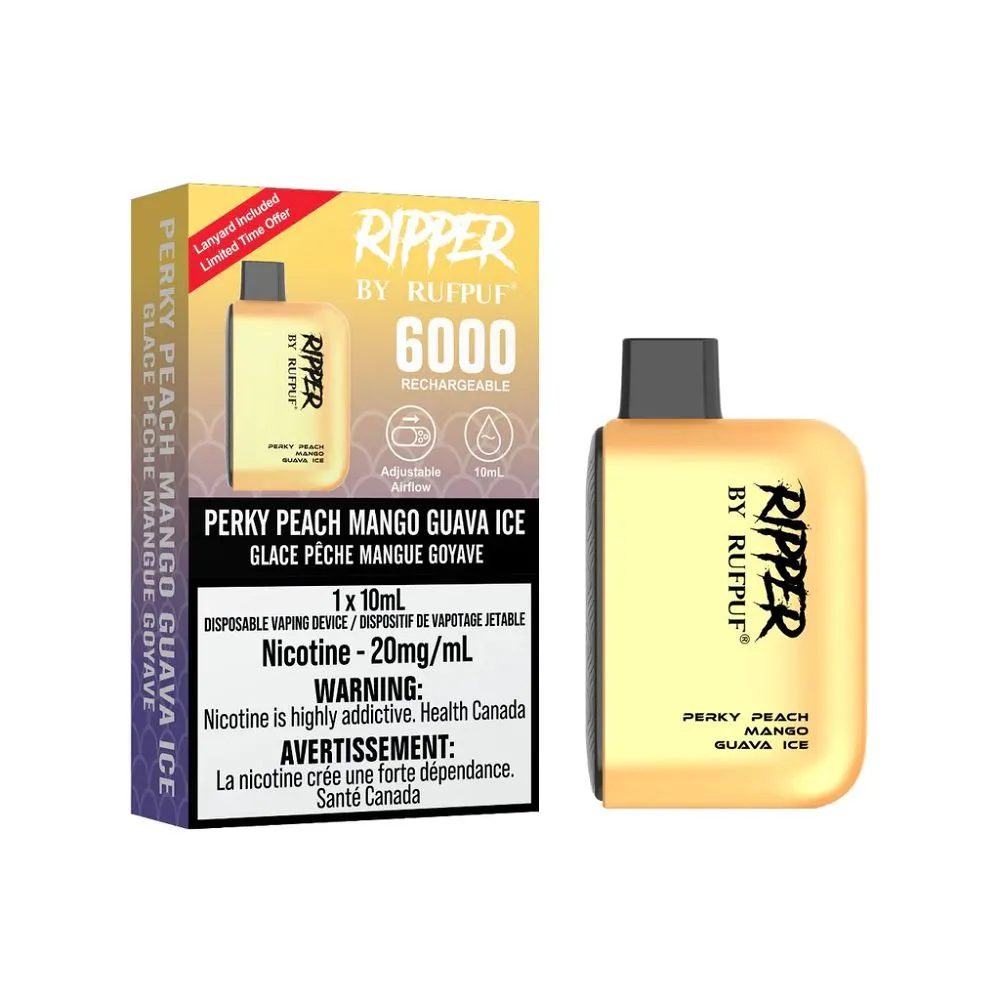 RIPPER 6000 PERKY PEACH MANGO GUAVA ICE