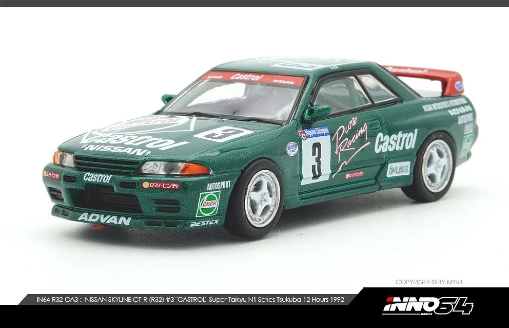 INNO64 | NISSAN SKYLINE GT-R R32 | #3 CASTROL