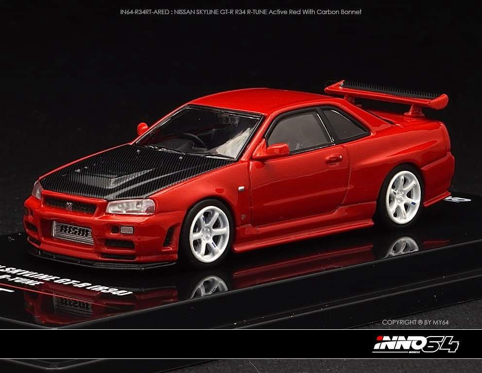 INNO64 | NISSAN SKYLINE GT-R R34 R-TUNE | RED