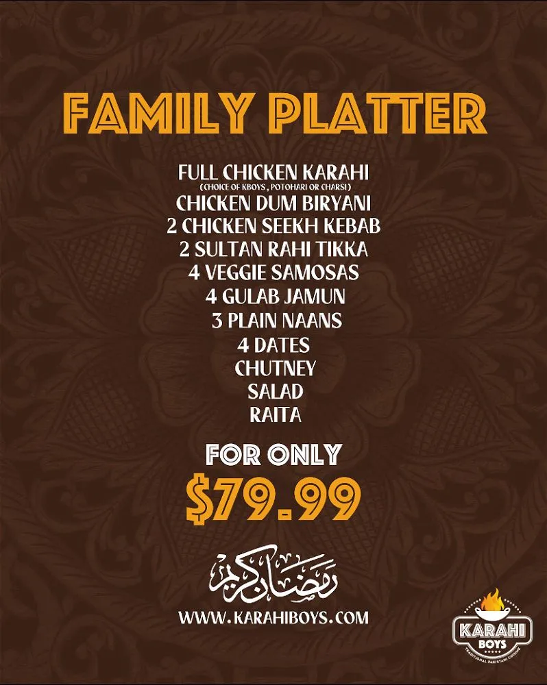 Ramadan Family Platter