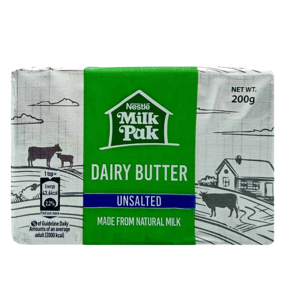 Nestle Milk Pak Butter Unsalted 200 Gm