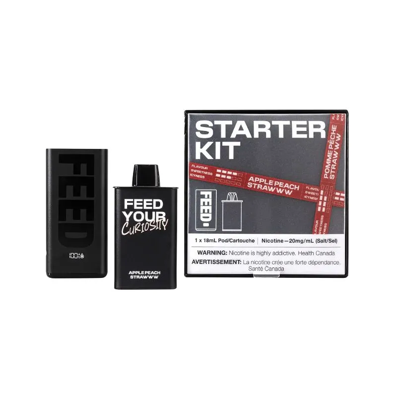 Feed Starter Apple Peach Strawww (9K PUFFS)