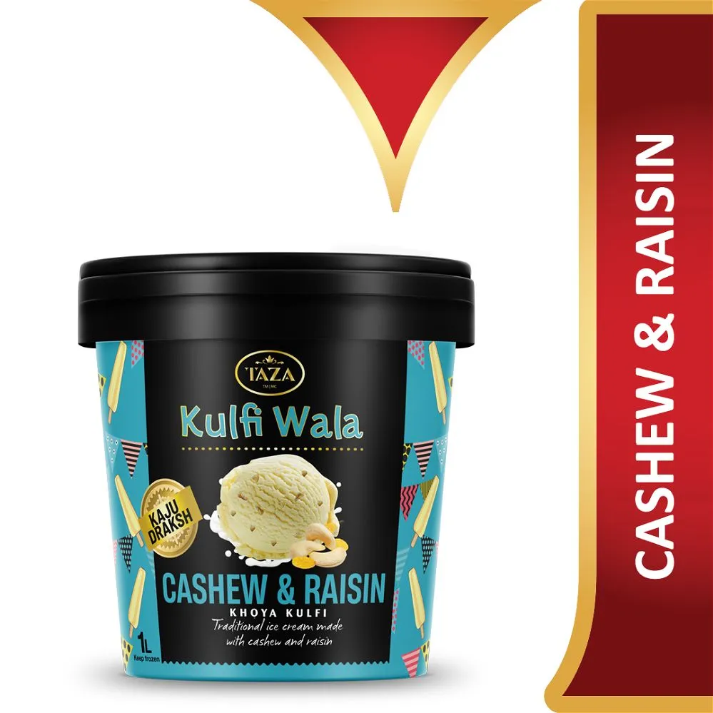 Taza Kulfi Wala - Cashew & Raisin