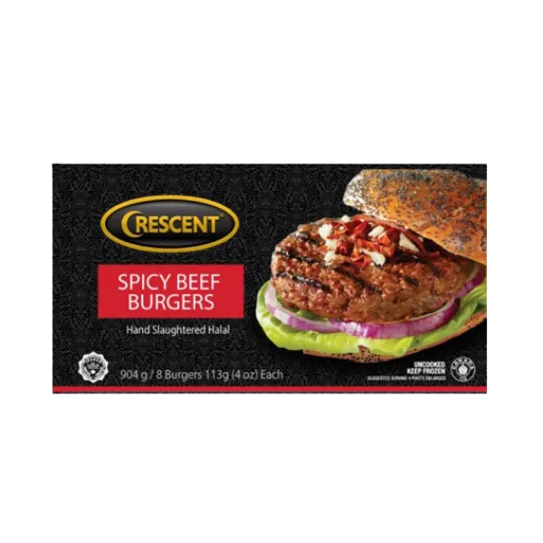 Crescent Beef Burger Spicy 904g