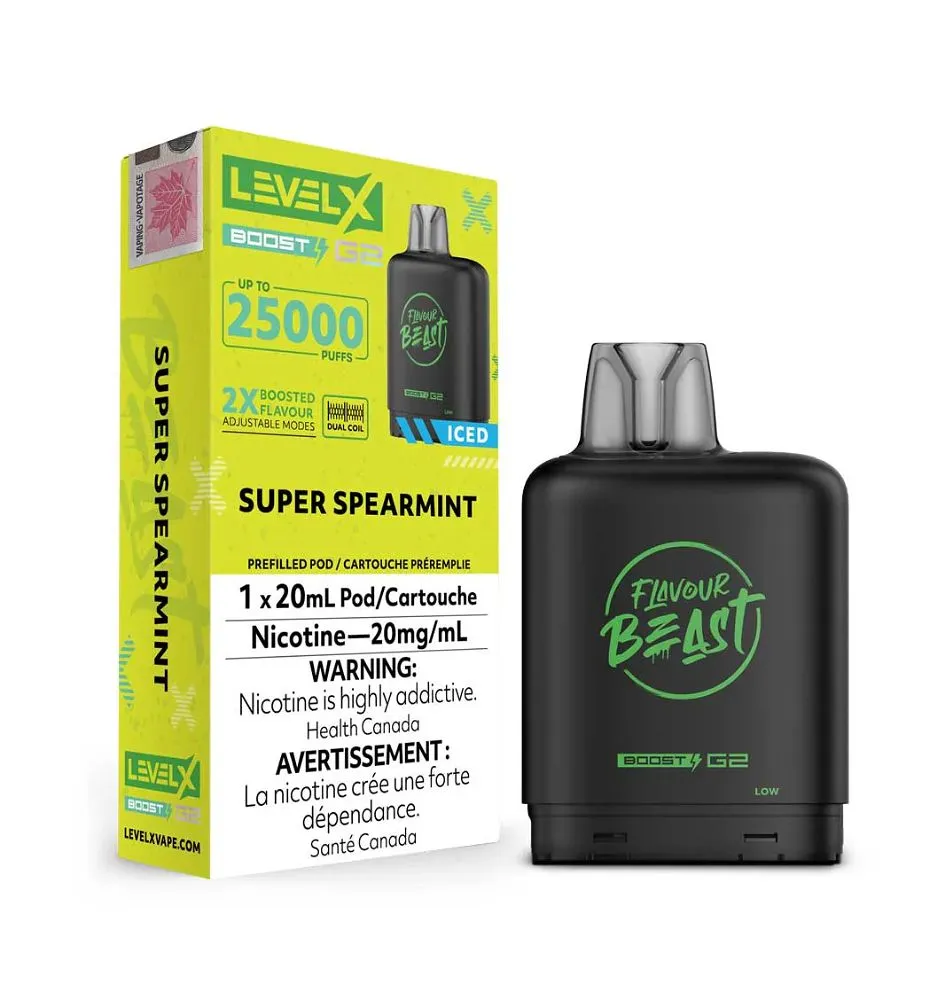 Level X Pod 25k Super Spearmint