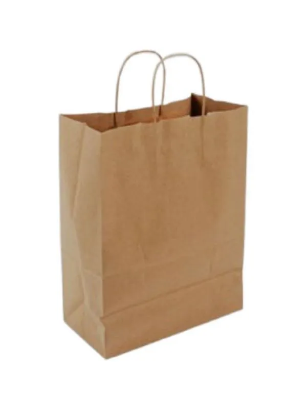 Kraft Paper Bag With Handle - 10x5x13
