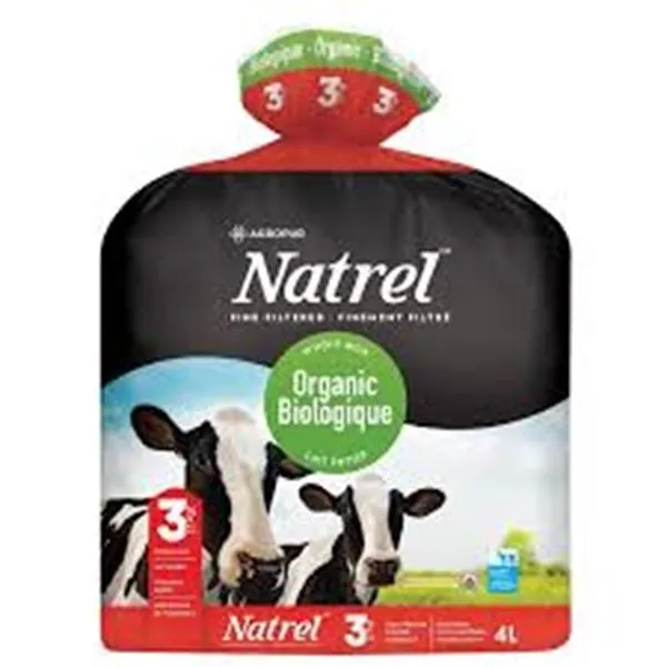 Natrel Organic Milk 3.8% 4L